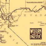 1939 Western Pacific RR Map