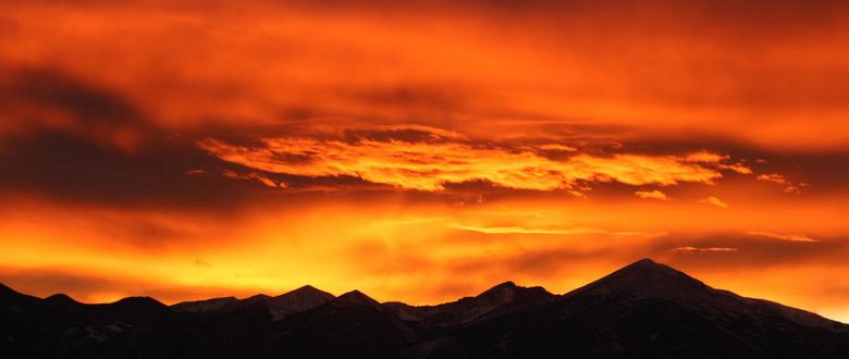 Sunset over- the Snake Range Gretchen Baker