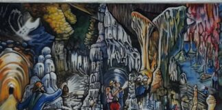 Lehman Cave mural, Ely, NV