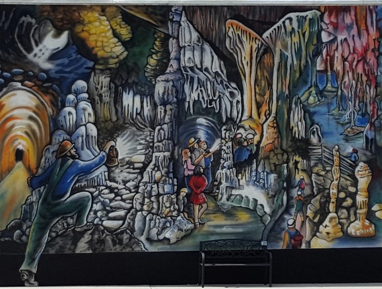 Lehman Cave mural, Ely, NV