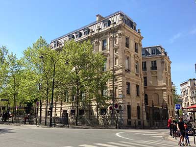 Louise Mackay's Paris home at 9 rue Tilsit