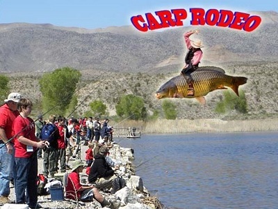 Anglers at the annual Carp Rodeo in Pahranagat Valley