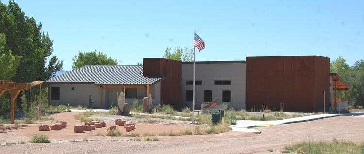 The new Visitors Center at the Pahranaghat National Wildlife Refuge