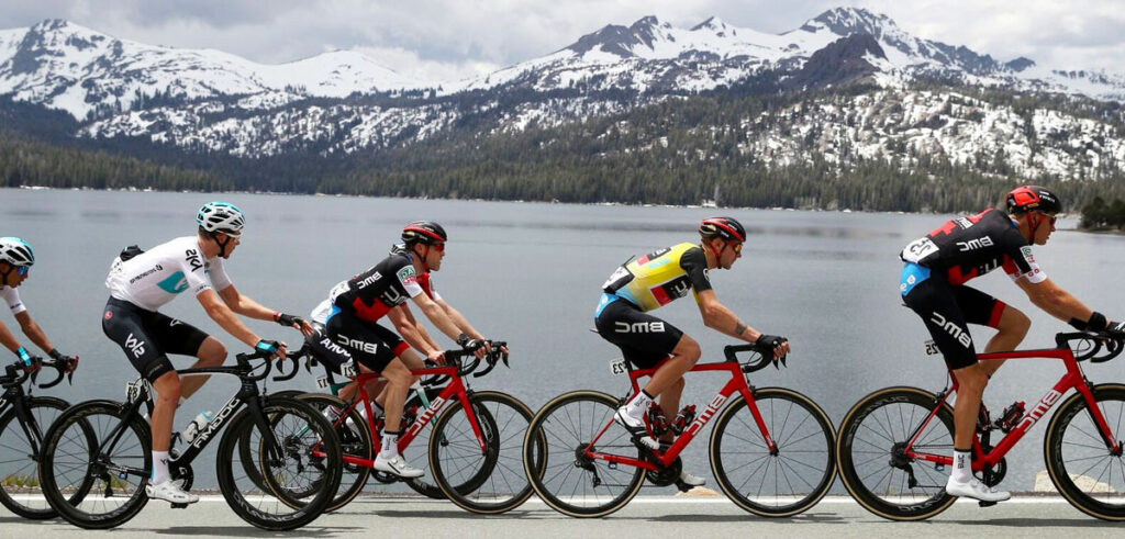 bikers at Lake Tahoe