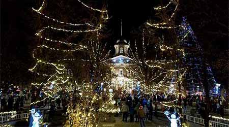 2016 Christmas lights at the state capitol, Carson City Nevada