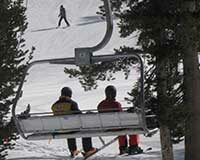 Chair lift at Heavenly Lake Tahoe