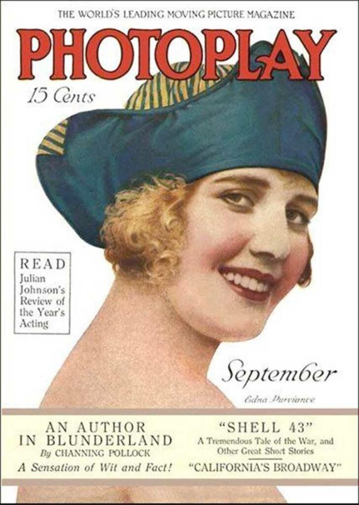 Photoplay Magazine/Edna on th cover