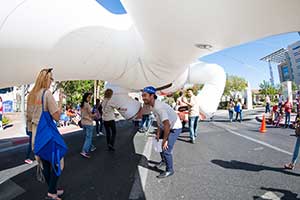Elvis balloon, 2014 Las Vegas Nevada Day Parade