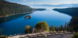 Cycling Lake Tahoe