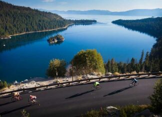 Cycling Lake Tahoe