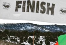 Finish Line, Bristlecone Birkebeiner, Ely Nevada