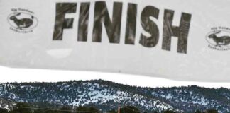 Finish Line, Bristlecone Birkebeiner, Ely Nevada