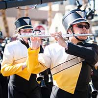 High School Marching Band 2014 Las Vegas Nevada Day Parade
