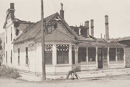 Martin after the fire of 1919