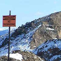 No Trespassing, Gold Hill Nevada