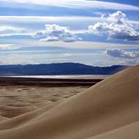 Sand Mountain on US 50 east of Fallon Nevada