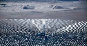 Solar array at Crescent Dunes, Tonopah Nevada