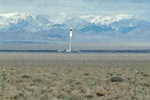 Crescent Dunes solar tower, Tonopah Nevada