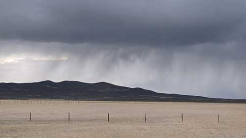 Showers in Early Spring - Nevada